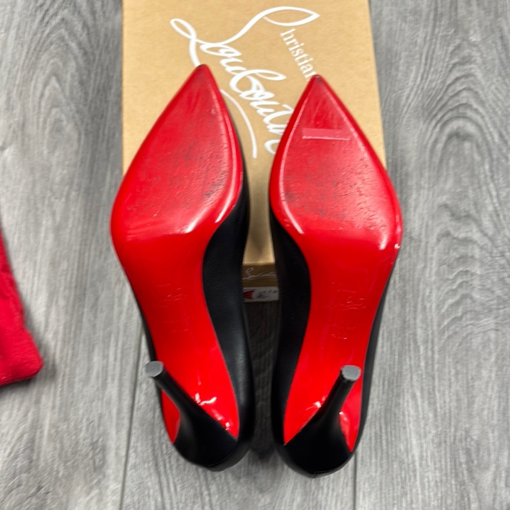 Christian Louboutin Apostrophy Pump 100 NAPPA - Picture 7 of 9